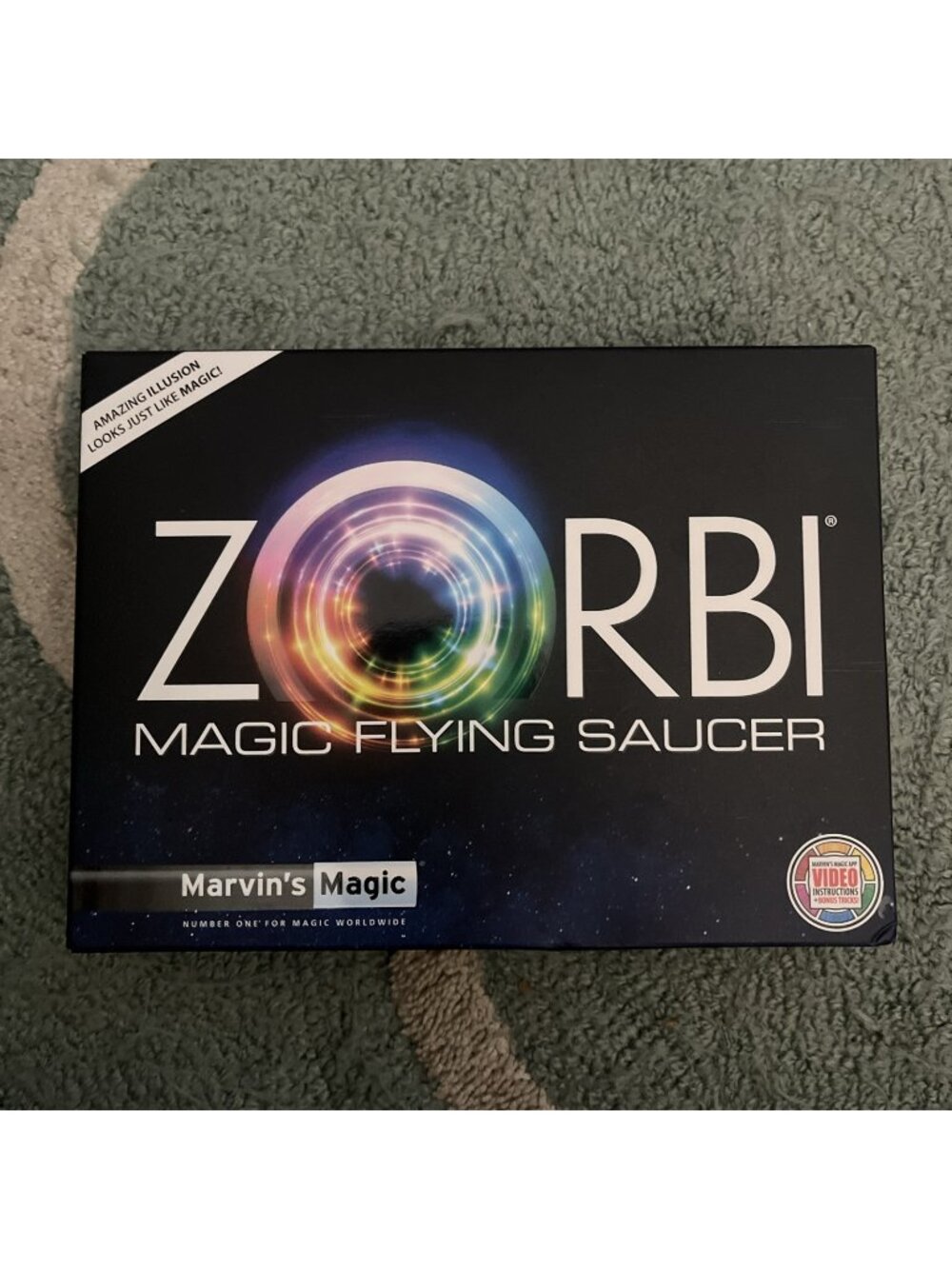ZORBI Flying Saucer Magic Novelty Toy By Marvin's Magic